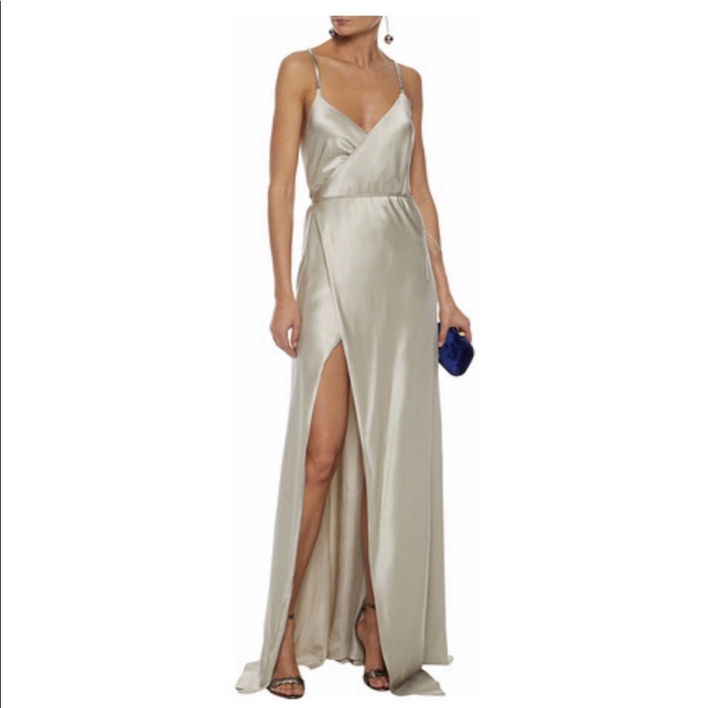 Michelle Mason long silk dress